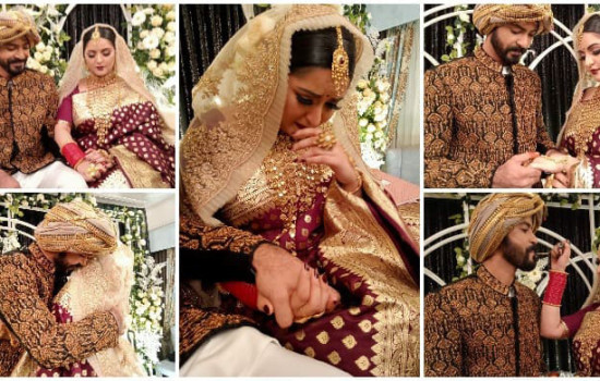 বিয়ের আসরে আবেগে কাঁদলেন পরীমণি