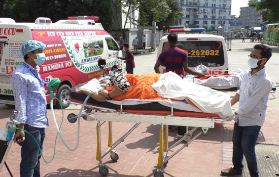 করোনায় মৃত্যু ১৭, শনাক্ত ১৫৫২৭