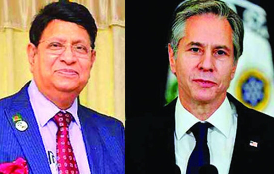 যুক্তরাষ্ট্রের পররাষ্ট্রমন্ত্রীকে বাংলাদেশের পররাষ্ট্রমন্ত্রীর চিঠি