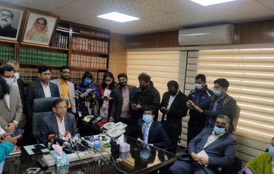 বিএনপিকে সংলাপে আসার আহ্বান আইনমন্ত্রীর