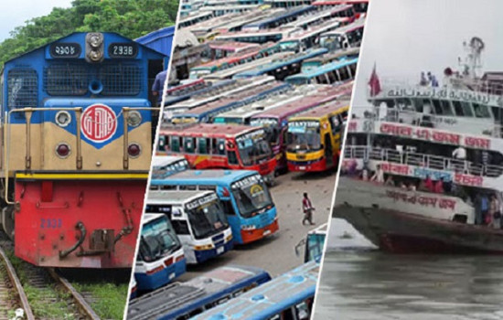অর্ধেক যাত্রী নিয়ে চলবে বাস, ট্রেন ও লঞ্চ