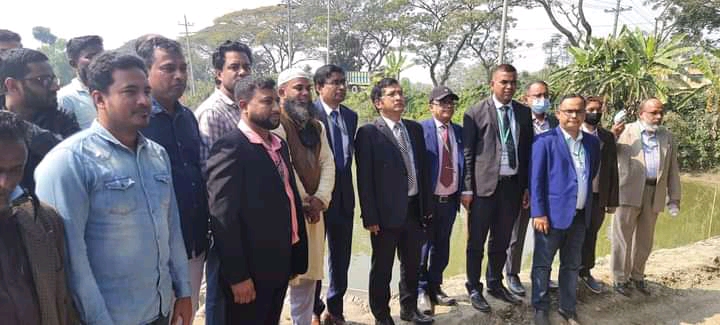 প্লাবন ভূমির মৎস্য চাষীদের সাথে বাংলাদেশ কৃষি ব্যাংকের মতবিনিময়