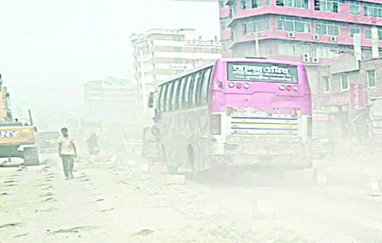 বায়ুদূষণে শীর্ষে গাজীপুর কম মাদারীপুরে