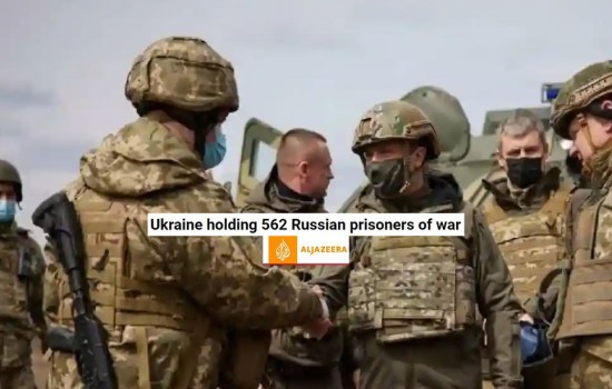 ৫২৬ রুশ সেনাকে আটকের দাবি ইউক্রেনের