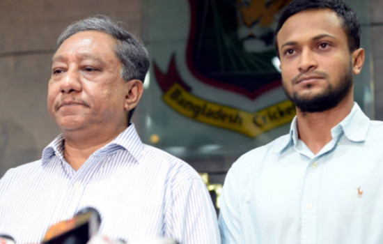 সাকিবের আত্মত্যাগে মুগ্ধ বিসিবি সভাপতি