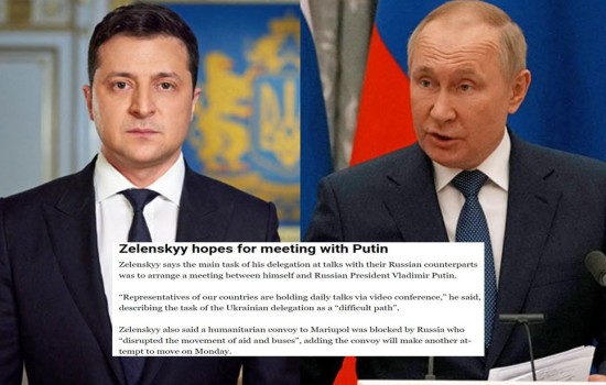 পুতিনের সঙ্গে বৈঠকের আশা জেলেনস্কির: আল-জাজিরা