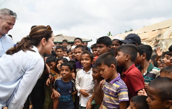 উখিয়ার আশ্রয়শিবির ঘুরে দেখলেন ডেনমার্কের রাজকুমারী