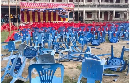 ঈশ্বরগঞ্জে বিএনপির ইফতার মাহফিলে যুবলীগের হামলা