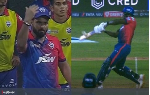 আইপিএলে ‘সাকিবকাণ্ড’ ফিরিয়ে আনলেন ঋষভ পান্ত