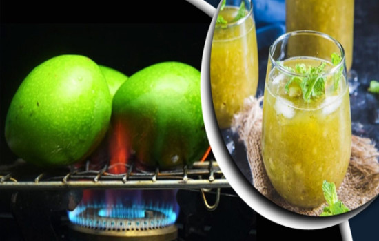 ইফতারে স্বস্তি পেতে পোড়া আমের শরবত