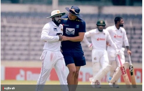 মিরপুর টেস্ট : মাঠ থেকে হাসপাতালে কুশল মেন্ডিস