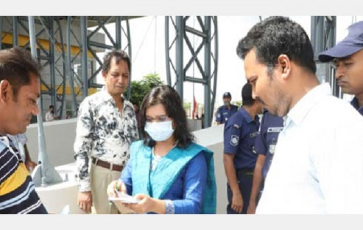 উদ্বোধনের পর পদ্মাসেতুতে প্রথম জরিমানা আদায়