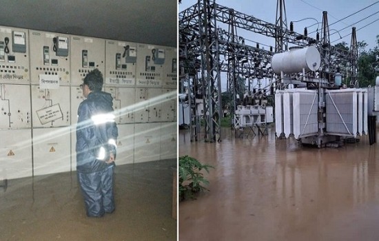 সিলেটে তলিয়ে যাওয়ার শঙ্কায় বিদ্যুৎ উপকেন্দ্র, বিদ্যুৎহীন লাখো মানুষ