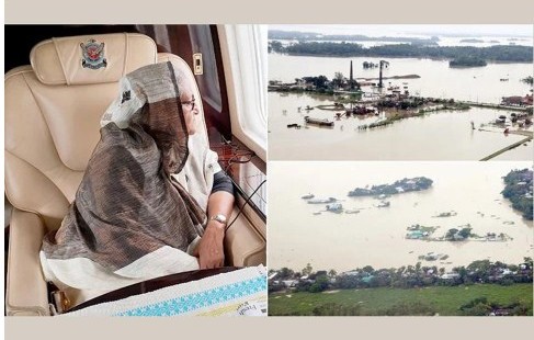 শাহজালাল ও শাহপরানের মাজার জিয়ারত শেষে ঢাকার উদ্দেশে প্রধানমন্ত্রী