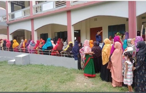 শৈলকুপায় উপজেলা চেয়ারম্যান পদে চলছে ভোটগ্রহণ