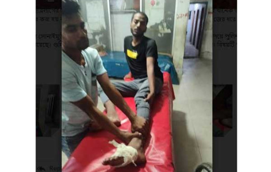 পশুহাটের টাকা ভাগবাঁটোয়ারা নিয়ে ছাত্রলীগ নেতাকে গুলি