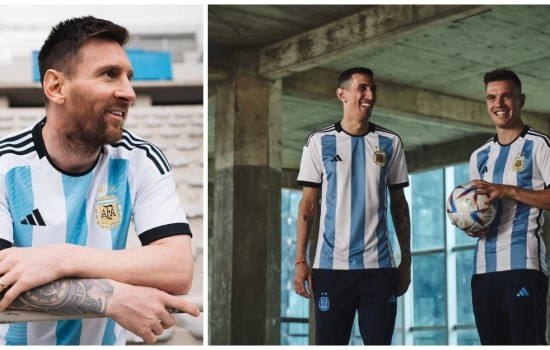 সবার আগে আর্জেন্টিনার বিশ্বকাপ জার্সি উন্মোচিত