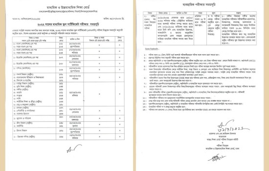 এসএসসি পরীক্ষার রুটিন প্রকাশ