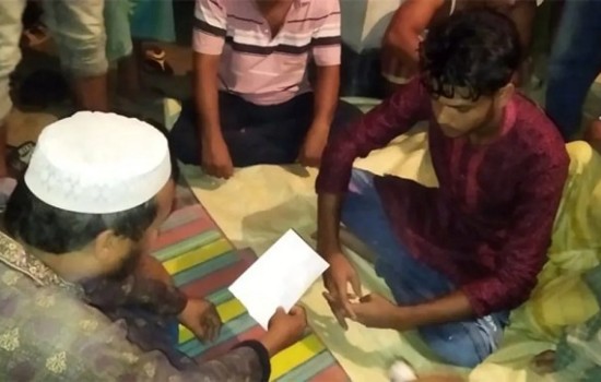 ১৯ বছরের প্রেমিকাকে বিয়ে করলেন ১৬ বছরের কিশোর