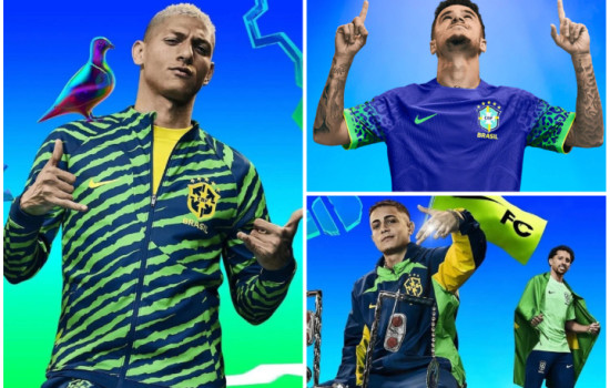 কাতার বিশ্বকাপের জার্সি উন্মোচন ব্রাজিলের