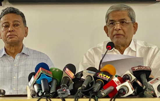 রোহিঙ্গা সঙ্কট বিশ্ব দরবারে উপস্থাপন করতে সরকার ব্যর্থ : মির্জা ফখরুল