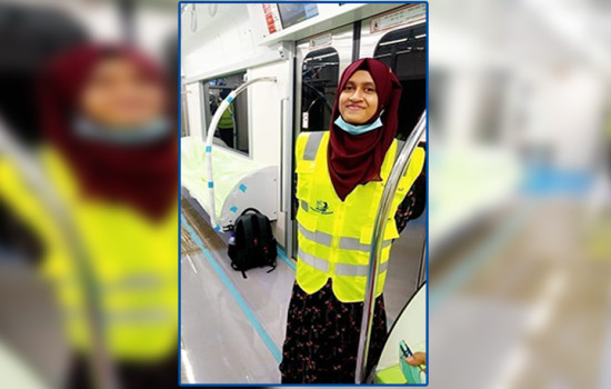 মেট্রোরেল চালাবেন নোবিপ্রবির মরিয়ম