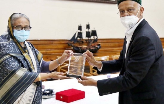 ‘আন্তর্জাতিক শান্তি পুরস্কার’ পেল বাংলাদেশ