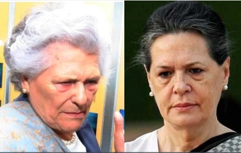 সোনিয়া গান্ধীর মায়ের মৃত্যু