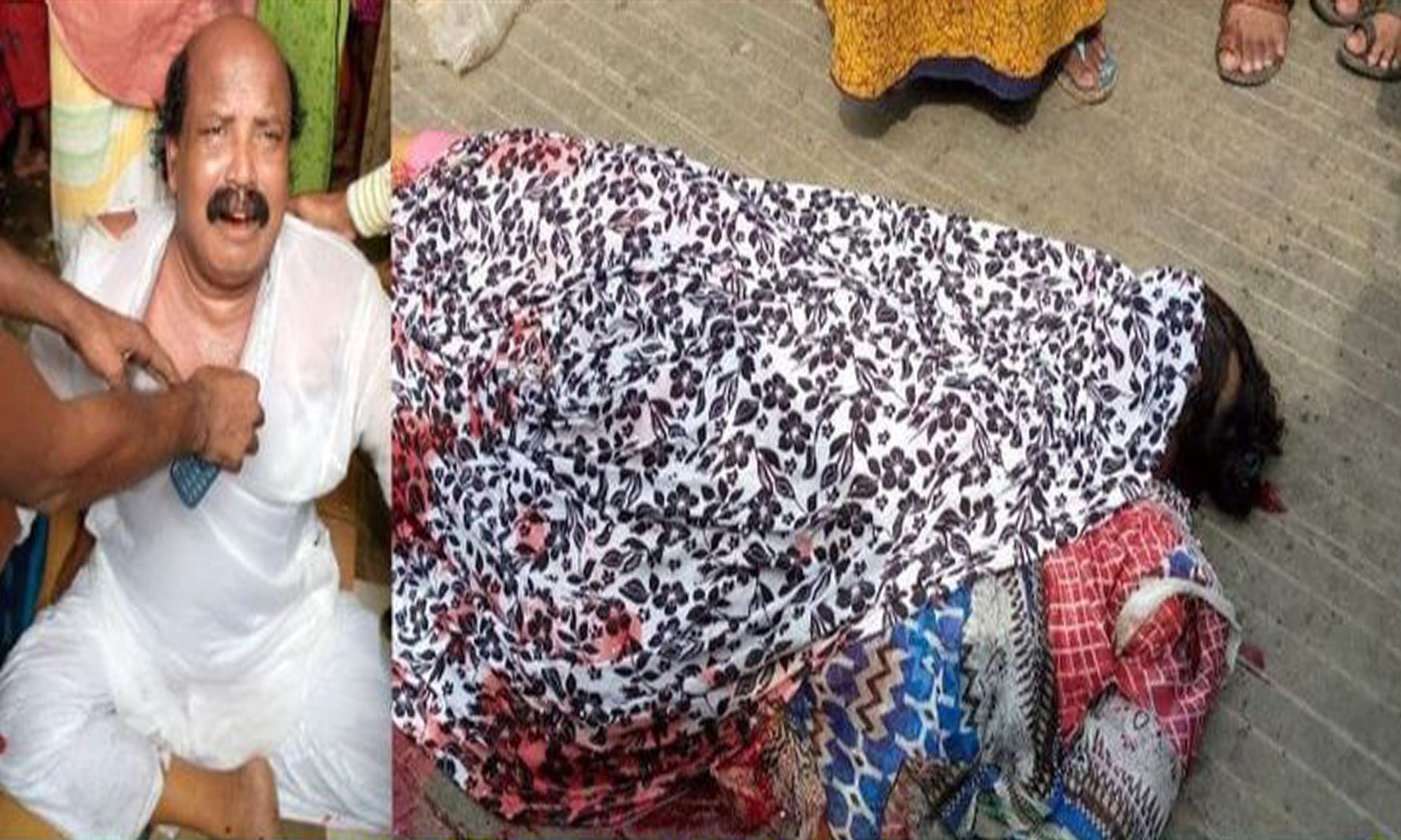 শেরপুরে স্বামীর মোটরসাইকেল থেকে ছিটকে পড়ে ট্রাক চাপায় স্ত্রী নিহত