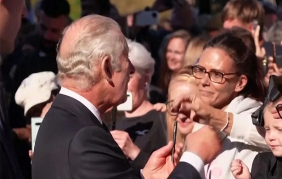 ব্রিটিশ রাজাকে যে কারণে কলম উপহার দিলেন দর্শনার্থী