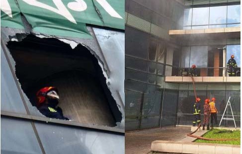 ডিএনসিসি ভবনের আগুন নিয়ন্ত্রণে