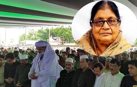 সাজেদা চৌধুরীর প্রথম জানাজা সম্পন্ন