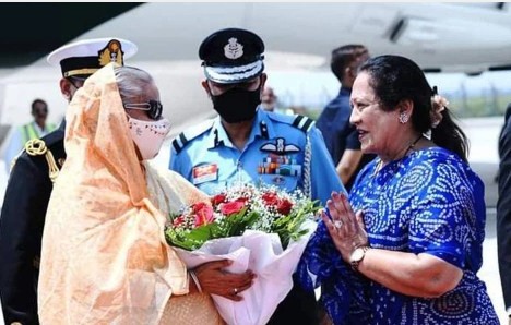 চার দিনের রাষ্ট্রীয় সফরে নয়াদিল্লি পৌঁছেছেন প্রধানমন্ত্রী