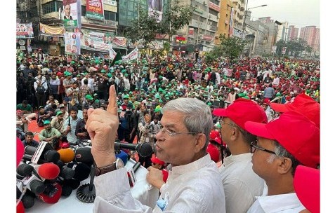 তিন সমাবেশ করতেই আওয়ামী লীগের কাঁপাকাঁপি শুরু হয়ে গেছে: ফখরুল