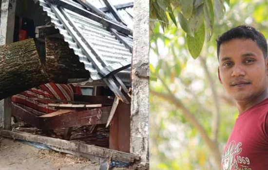 ছুটিতে দেশে এসে ঘূর্ণিঝড়ে স্ত্রী-মেয়েসহ নিহত প্রবাসী