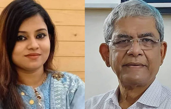 স্মৃতিকে পুলিশ যেভাবে গ্রেপ্তার করেছে তা অমানবিক : মির্জা ফখরুল