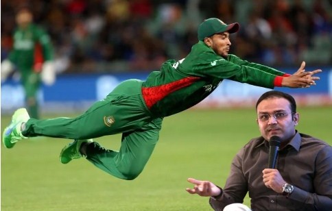 যে কারণে সাকিবকে একহাত নিলের শেবাগ