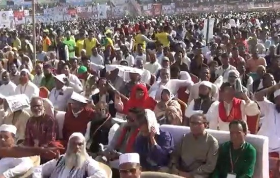 টাঙ্গাইল জেলা আ. লীগের সম্মেলনে জনতার ঢল