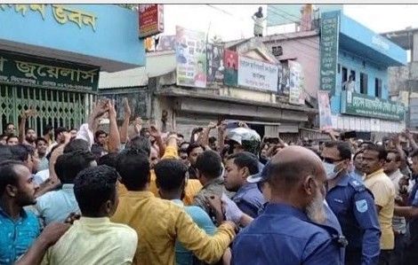 কিশোরগঞ্জে পুলিশের সঙ্গে বিএনপির সংঘর্ষ, পুলিশ সদস্যসহ আহত ২৯