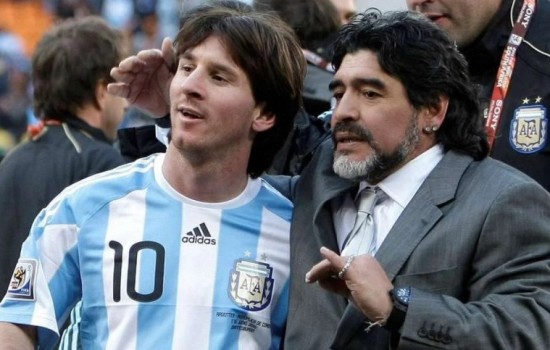 ম্যারাডোনা নিশ্চিতভাবেই আমাদের সঙ্গে আছেন : মেসি