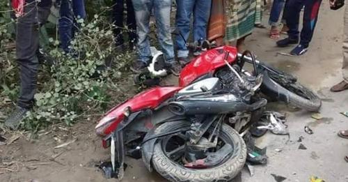 ধুনটে ভটভটির ধাক্কায় মোটরসাইকেল আরোহীর নিহত