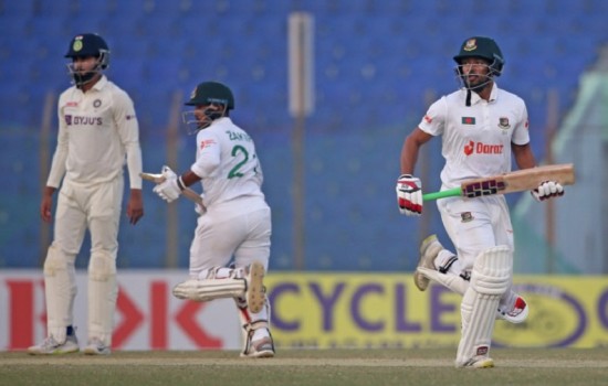 কোনো উইকেট না হারিয়ে তৃতীয় দিন পার করলো বাংলাদেশের