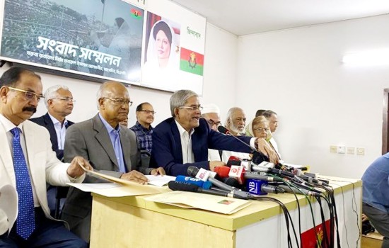 নয়াপল্টনেই সমাবেশ করবে বিএনপি, অপ্রীতিকর কিছু ঘটলে সরকার দায়ী : ফখরুল