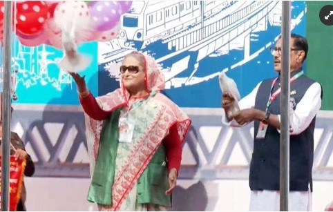 আওয়ামী লীগের সম্মেলন উদ্বোধন করলেন শেখ হাসিনা