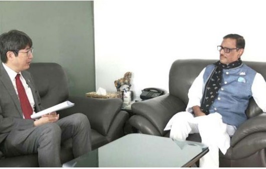 সেতুমন্ত্রীর সাথে সাক্ষাৎ করেছেন জাপানের রাষ্ট্রদূত