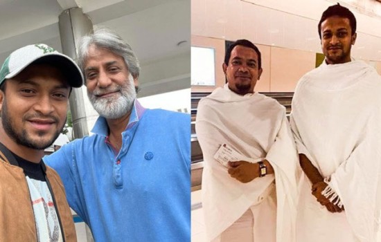 ওমরাহ শেষে দেশে ফিরলেন সাকিব, খেলবেন আগামী ম্যাচে