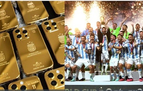 সত্যিই কি বিশ্বকাপজয়ী সতীর্থদের স্বর্ণের আইফোন দেবেন মেসি