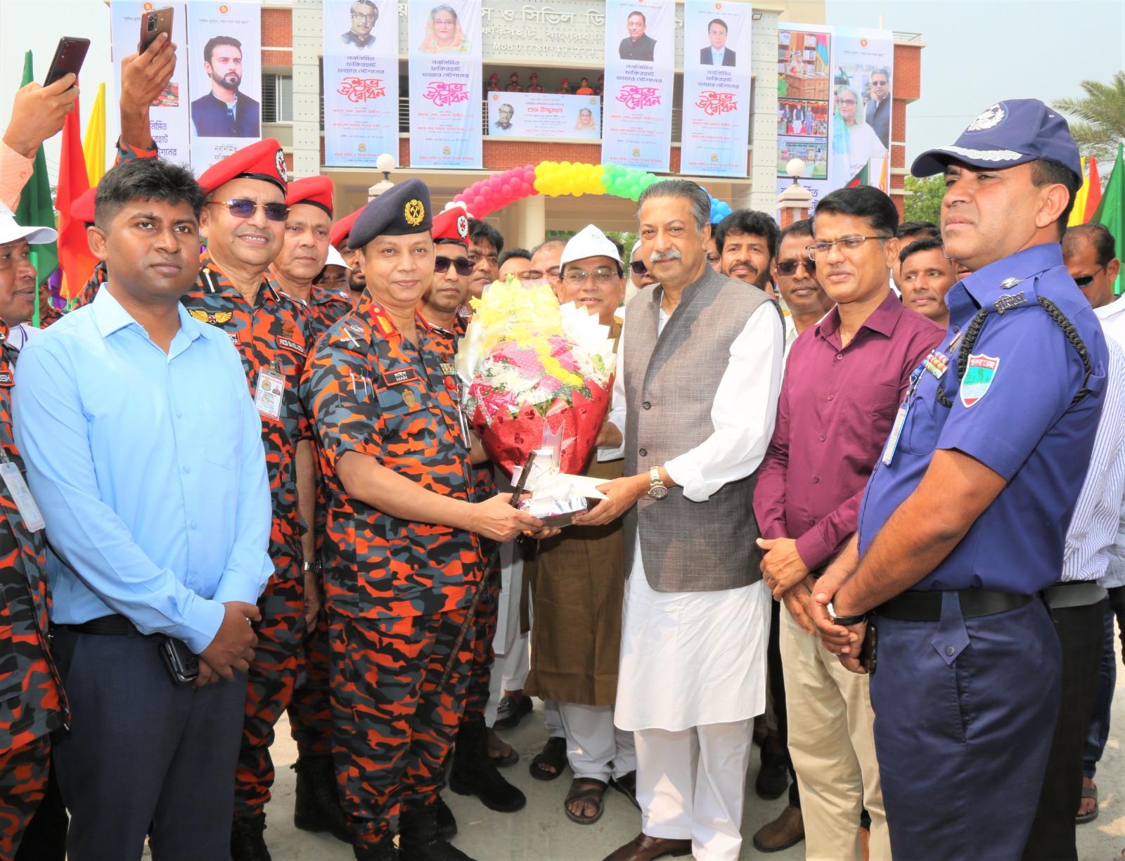 বাগেরহাটে ৪৯৪তম ফায়ার স্টেশনের শুভ উদ্বোধন