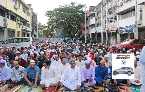 মালয়েশিয়া কেপং বাংলাদেশি মসজিদের উদ্যোগে ঈদ জামাত অনুষ্ঠিত