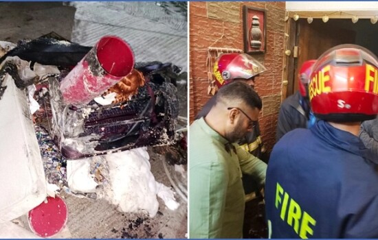 সিলেট সিটি মেয়রের বাসভবনে আগুন